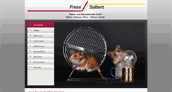 Desktop Screenshot of frese-salbert.de